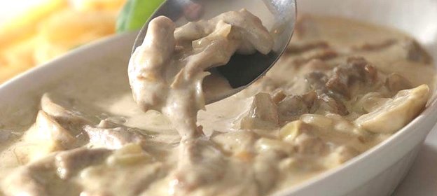 Тушеные сморчки