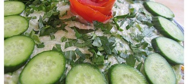 Шпротный салат