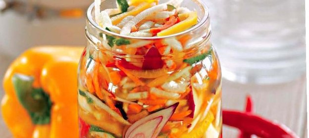 Маринованные овощи в азиатском стиле