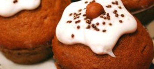 Медовые кексы с клюквой