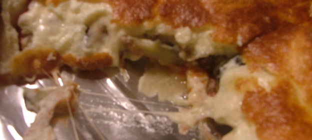 Пушистая баклажанная запеканка