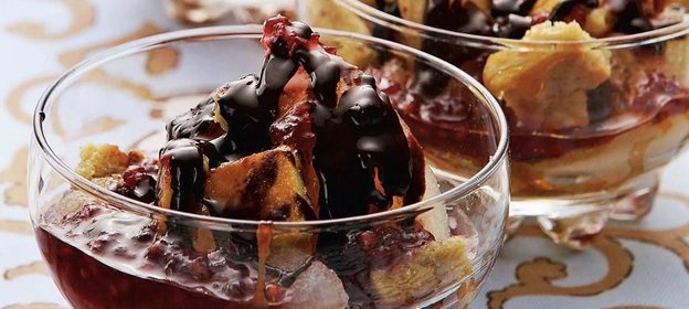 Трайфл с грушами и шоколадом