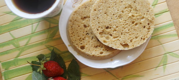 Булочка по-английски за 3 минуты из микроволновки