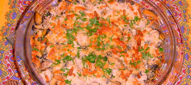 Запеканка из мидий