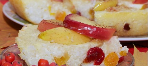 Запеканка с яблоками