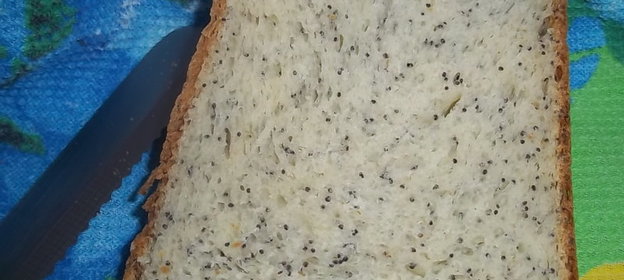 Хлеб пшеничный с маком для ХП