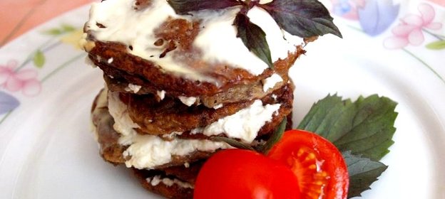 Печеночные оладьи из говяжьей печени