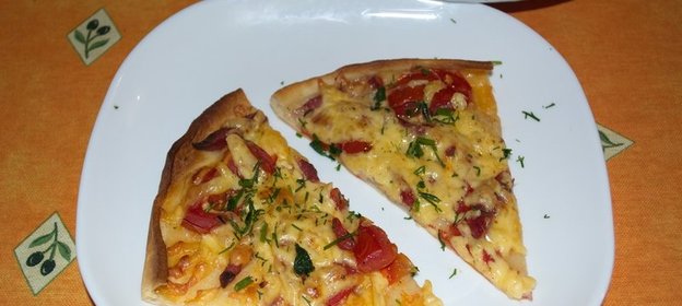 Пицца на дрожжевом тесте в духовке