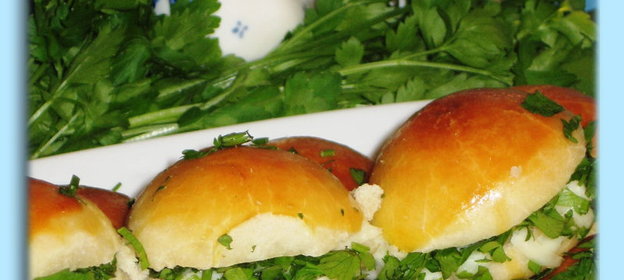 Турецкие булочки с сыром / Kırpık poğaça