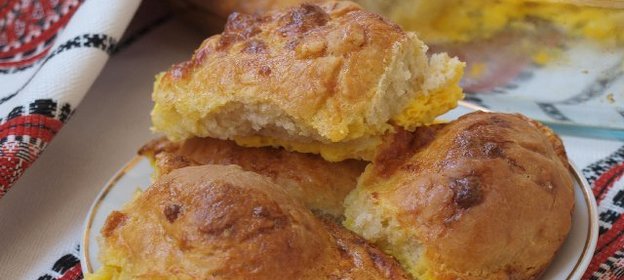 Милинки - болгарские булочки в омлете