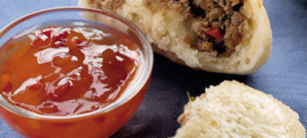 Китайские булочки с уткой и тархуном