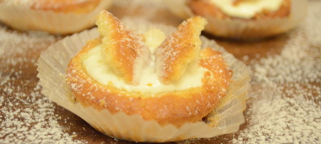 Лимонные кексы-бабочки