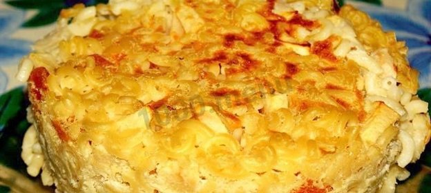 Вермишелевая запеканка в духовке как в детском саду