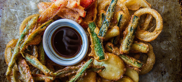 Овощи в кляре по-японски