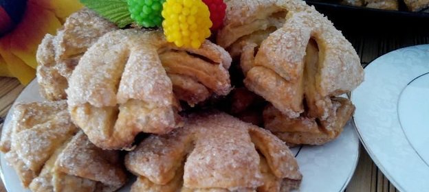 Печенье Гусиные лапки из творога