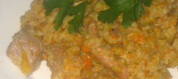 Запеканка макаронная с овощами