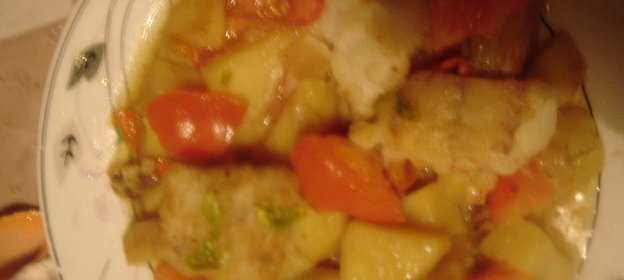 Рагу из морской рыбы