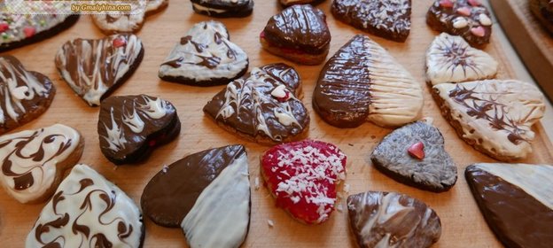 Печенье-ассорти «Влюбленные сердца»: Декор печенья. Видео