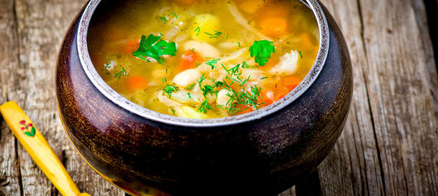 Постные щи из молодой капусты