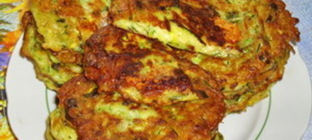 Оладьи кабачковые с сыром