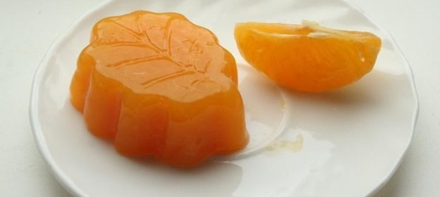 Желе из сока апельсина