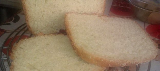 Миндальный белый хлеб в хлебопечке