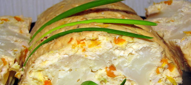 Куриная запеканка с цветной капустой