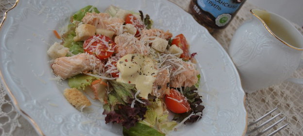 Салат в багете Мелодия