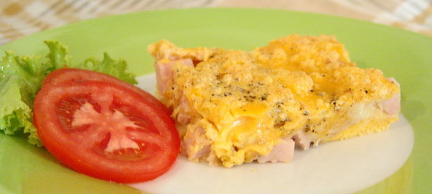 Яичная запеканка к завтраку