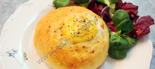 Быстрые булочки к чаю с яйцом