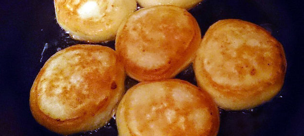 Творожные оладьи на кефире (вариант)