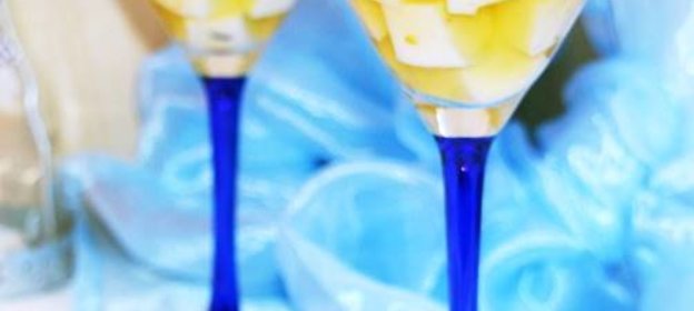 Йогуртовое желе с карамельным матте