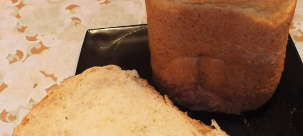 Хлеб на сметане, с луком (в хлебопечке)