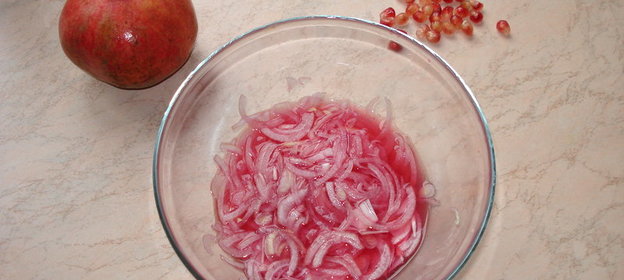 лук в гранатовом соке