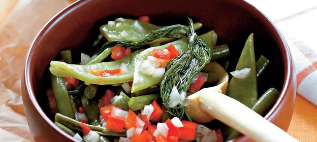 Зеленая фасоль в маринаде