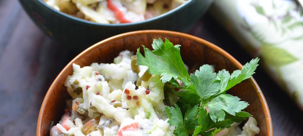 Салат с морской капустой