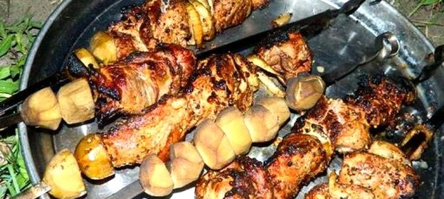 Шашлык в коптильне