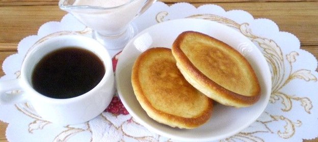 Оладьи на кефире с яйцами