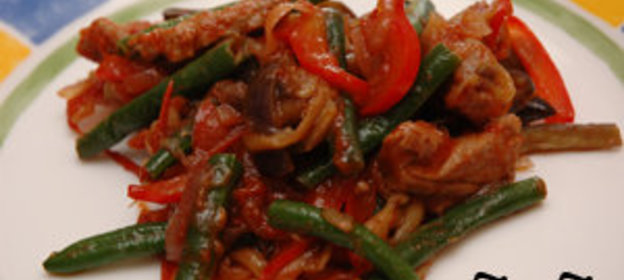 Овощи жареные по-корейски