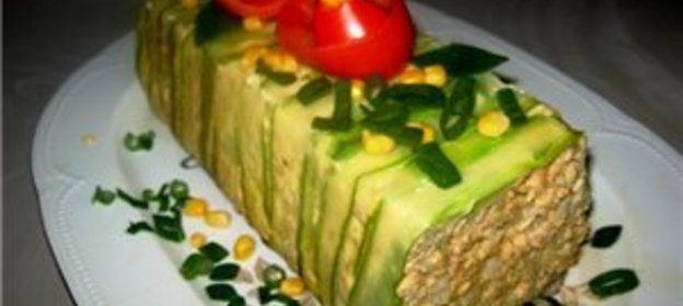 запеканка из риса и курицы