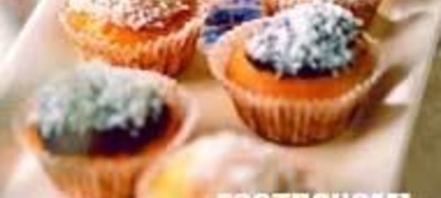 Лимонные кексы в кокосовой глазури