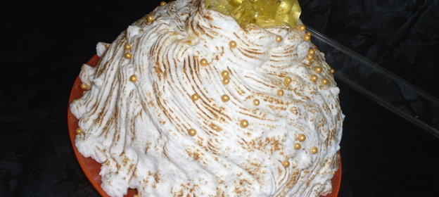 Желейный торт Малиновый Снег