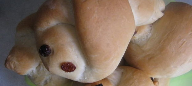 Постные булочки к чаю