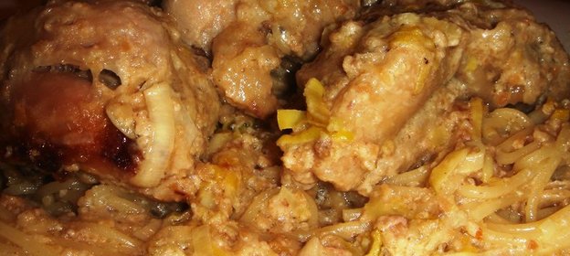 Курочка в арахисовом соусе