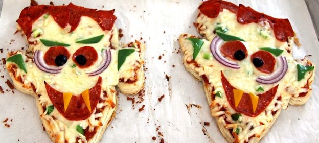 Пицца Дракула на Хэллоуин