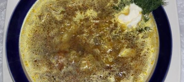 Постные щи из свежей капусты с грибами