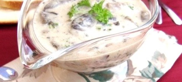 Сметанно-грибной соус
