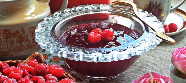 Желе из лесной малины