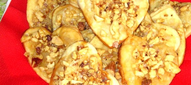 Слоеное печенье с грецкими орехами