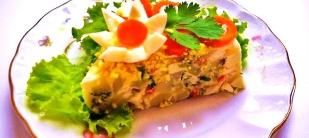 Салат в желе